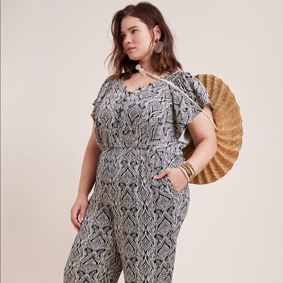 Printed Jumpsuit ANTHRO